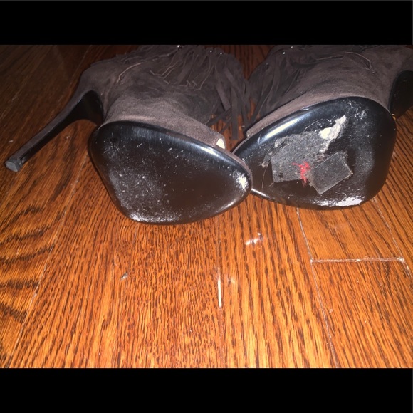 Prada Peep Toe Fringe Bootie - Picture 5 of 7